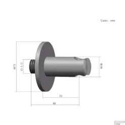 Handdouchehouder Boss & Wessing Plus RVS -Badkamer Thuis handdouchehouder boss wessing plus tech 1