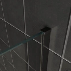 BWS Inloopdouche Pro Line Helderglas 90x200 8mm Nano Coating Mat Zwart Profiel En Stang -Badkamer Thuis helder zwart muurprofiel 6 1 1 1 1 1 1
