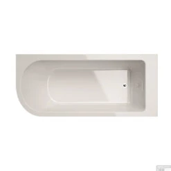 Hoekbad Allibert Serena 170x75x56 Cm Wit Rechts