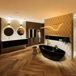 HOLM Vrijstaand Bad 180x85cm Kleur Urban / Urban -Badkamer Thuis holm 1 00016