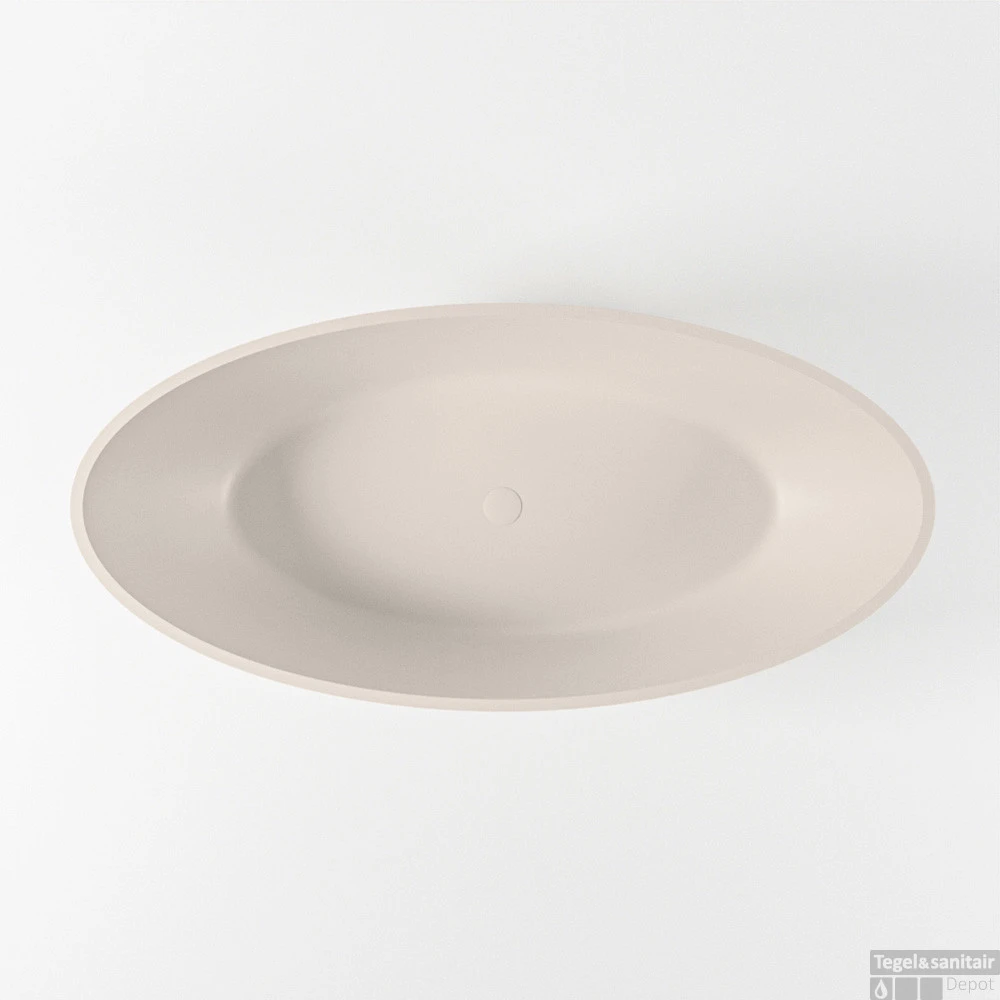 HOLM Vrijstaand Bad 180x85cm Kleur Linen / Linen 10 HOLM Vrijstaand Bad 180x85cm Kleur Linen / Linen - Afbeelding 8