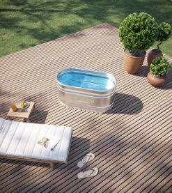 Tankkd IJsbad | Green Label Oval | 122x61x61cm | Aluminium -Badkamer Thuis ijsbad tankkd green label oval 122x61x61 cm aluminium sfeer4