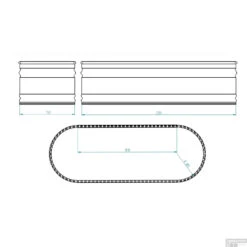Tankkd IJsbad | Green Label Oval | 210x60x75cm | Aluminium -Badkamer Thuis ijsbad tankkd green label oval 213x61x76 cm aluminium tech