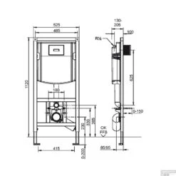 Badkamer Thuis -Badkamer Thuis inbouwreservoir villeroy en boch viconnect 92246100 tech