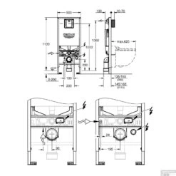 Inbouwreservoir Grohe Rapid SLX Met Afvoerbocht -Badkamer Thuis inbouwreservoir grohe rapid slx met afvoerbocht tech
