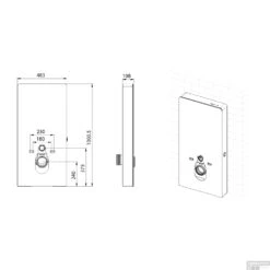 Inbouwreservoir Wiesbaden Sensor Met Ombouw Wit -Badkamer Thuis inbouwreservoir wiesbaden sensor met ombouw wit tech