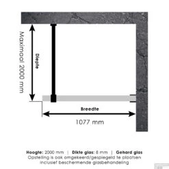 Inloopdouche Compleet Just Creating Profielloos 110 Cm Goud -Badkamer Thuis inloopdouche compleet just creating profielloos 110 cm goud tech
