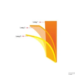 Wiesbaden Douchewand 2.0 10mm | Muurprofiel | NANO Coating | Inloopdouche (Alle Maten) -Badkamer Thuis layersafetyglass 5 7