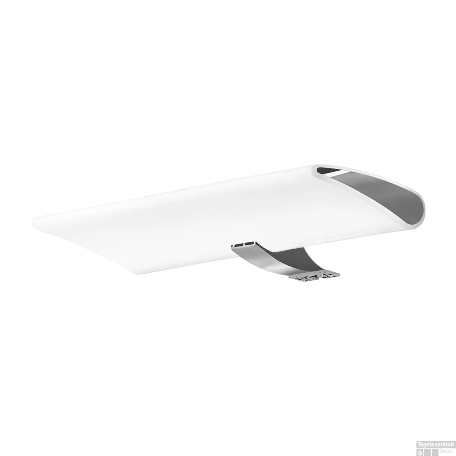 LED Spiegellamp Allibert Cover 9 Watt 50x7x11,4 Cm Glanzend Chroom 4 LED Spiegellamp Allibert Cover 9 Watt 50x7x11,4 Cm Glanzend Chroom - Afbeelding 2