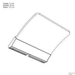 LED Spiegellamp Allibert Slap 3 Watt 16x7,3x13,1cm Glanzend Chroom 5 LED Spiegellamp Allibert Slap 3 Watt 16x7,3x13,1cm Glanzend Chroom -Badkamer Thuis led spiegellamp allibert slap 3 watt 16x7 3x13 1cm glanzend chroom tec