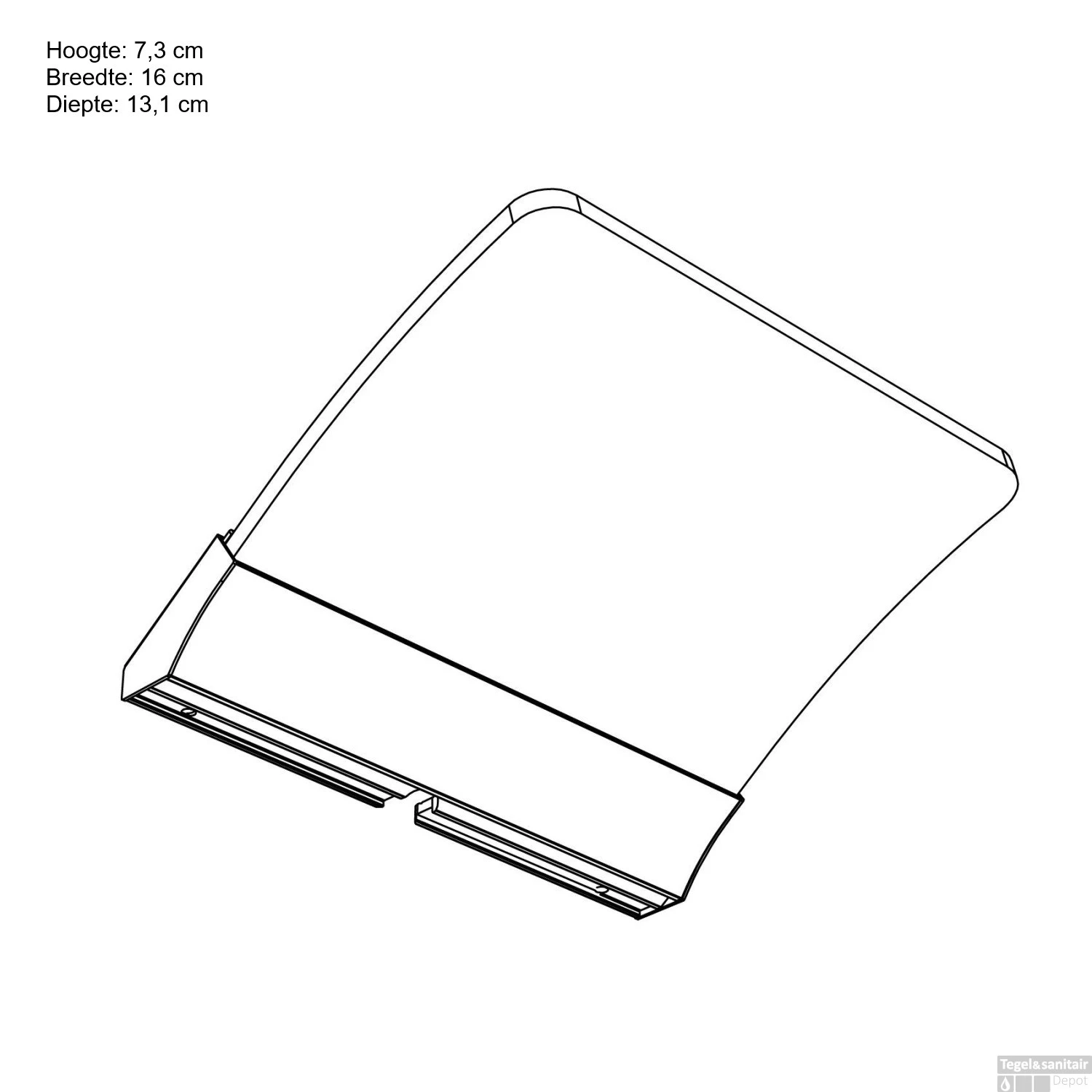 LED Spiegellamp Allibert Slap 3 Watt 16x7,3x13,1cm Glanzend Chroom 4 LED Spiegellamp Allibert Slap 3 Watt 16x7,3x13,1cm Glanzend Chroom - Afbeelding 2