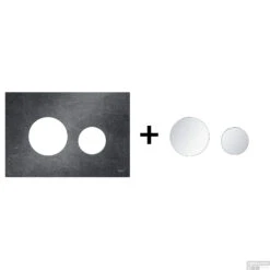 Drukplaat Front En Toetsen TECE Loop Voor WC-Bediening Leisteen -Badkamer Thuis leisteen matchroom