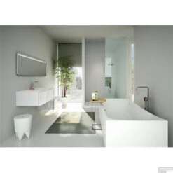 Ligbad Clou Hammock 200x85x59cm Acryl Glans Wit (Vrijstaand) -Badkamer Thuis ligbad clou hammock 200x85x59cm acryl glans wit vrijstaand sfeer1