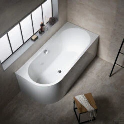 Ligbad Polysan Astra 160x75x60 Cm Asymmetrisch Rechts Wit -Badkamer Thuis ligbad polysan astra 160x75x60 cm asymmetrisch rechts wit sph34611m 1