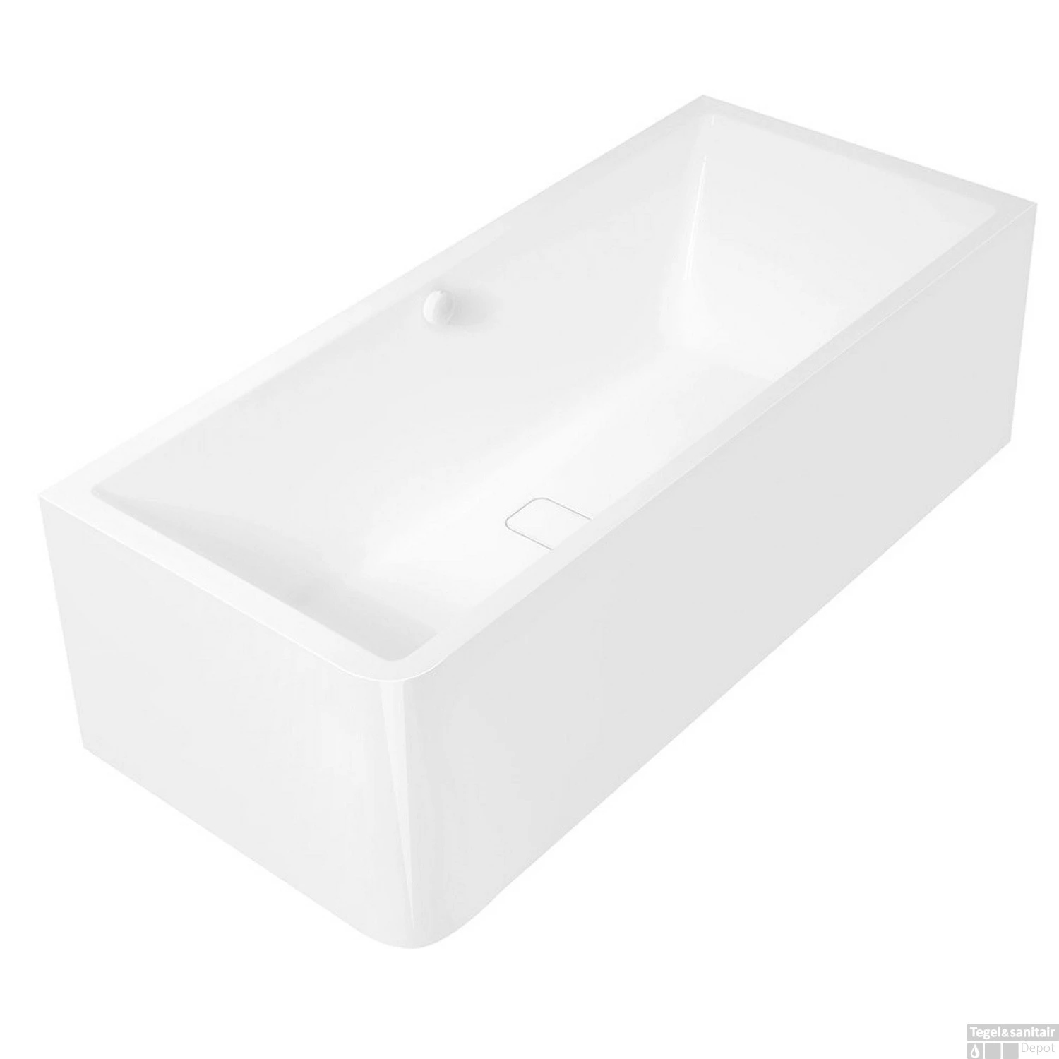 Ligbad Polysan Marlene 175x75x63 Cm Asymmetrisch Rechts Wit 7 Ligbad Polysan Marlene 175x75x63 Cm Asymmetrisch Rechts Wit - Afbeelding 5