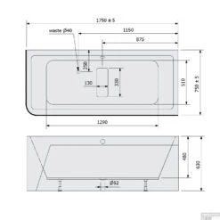 Ligbad Polysan Marlene 175x75x63 Cm Asymmetrisch Rechts Wit 15 Ligbad Polysan Marlene 175x75x63 Cm Asymmetrisch Rechts Wit -Badkamer Thuis ligbad polysan marlene 175x75x63 cm asymmetrisch rechts wit sph72034mcr tech