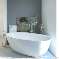 Ligbad Vrijstaand Boss & Wessing 180x80x61 Cm Hoogglans Wit -Badkamer Thuis ligbad vrijstaand boss wessing 180x80x61 cm sfeer1