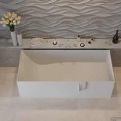 Ligbad Vrijstaand Ideavit Solidstar 180x76x58 Cm Solid Surface Mat Wit 6 Ligbad Vrijstaand Ideavit Solidstar 180x76x58 Cm Solid Surface Mat Wit -Badkamer Thuis ligbad vrijstaand ideavit solidstar 180x76x58 cm solid surface mat wit sfeer