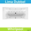 Ligbad Riho Lima 160x70 Cm Whirlpool Dubbel Systeem -Badkamer Thuis lima dubbel hoofdfoto 5