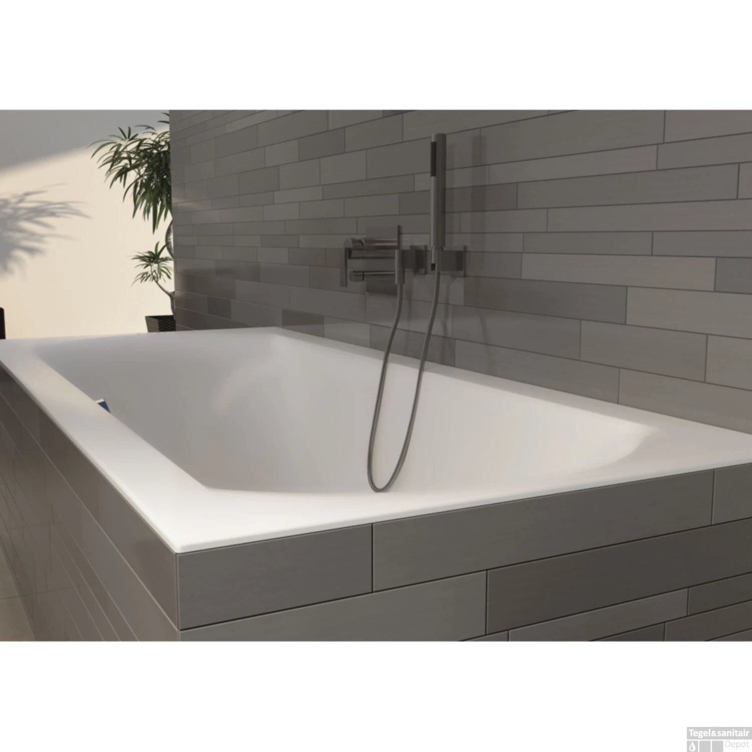 Ligbad Riho Linares 170x75 Acryl White 4 Ligbad Riho Linares 170x75 Acryl White - Afbeelding 2