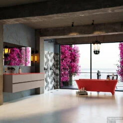 LUNDY Vrijstaand Bad 170x75cm Kleur Fire / Fire -Badkamer Thuis lundy 1 00025