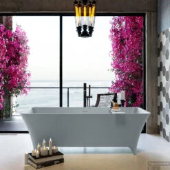 LUNDY Vrijstaand Bad 170x75cm Kleur Clay / Clay -Badkamer Thuis lundy 2 00019