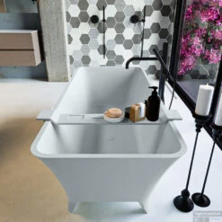 LUNDY Vrijstaand Bad 170x75cm Kleur Clay / Clay -Badkamer Thuis lundy 4 00019