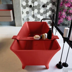 LUNDY Vrijstaand Bad 170x75cm Kleur Fire / Fire -Badkamer Thuis lundy 4 00025