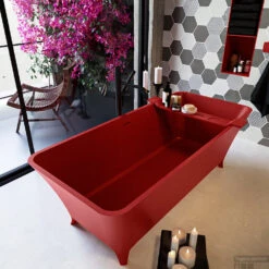 LUNDY Vrijstaand Bad 170x75cm Kleur Fire / Fire -Badkamer Thuis lundy 6 00025