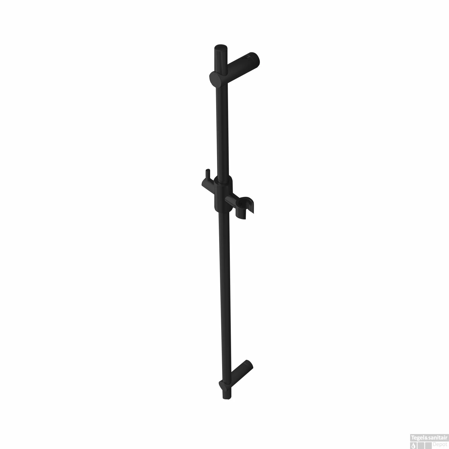 Glijstang Hotbath Mate 90cm Rond ⌀2cm Mat Zwart