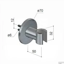 Handouchehouder Hotbath Cobber Wandsteun Gepolijst Messing -Badkamer Thuis m514nb handouchehouder hotbath cobber wandsteun gepolijst messing tech