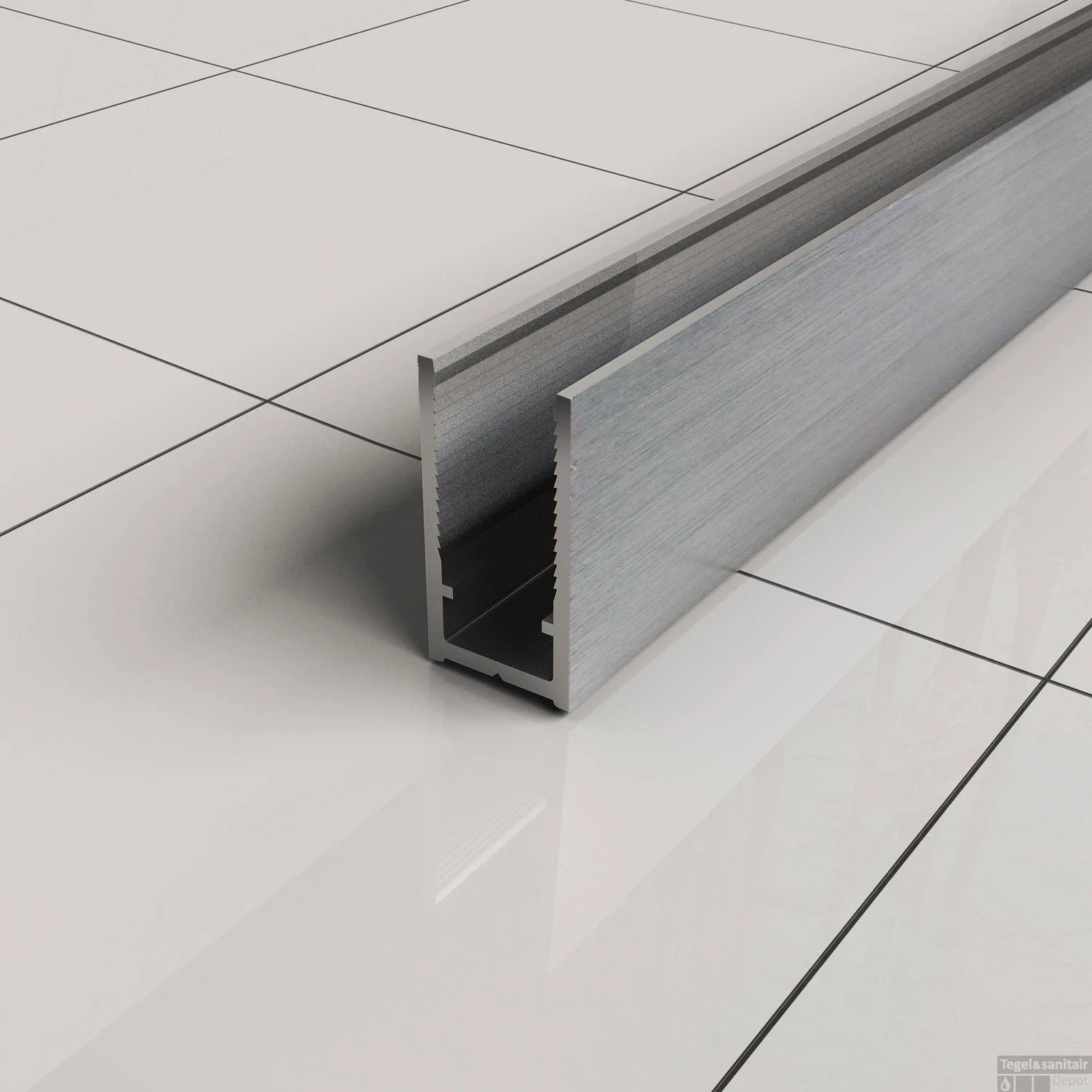 BWS Inloopdouche Pro Line Middenband 100x200 8mm Nano Coating RVS Profiel En Stang 7 BWS Inloopdouche Pro Line Middenband 100x200 8mm Nano Coating RVS Profiel En Stang - Afbeelding 5