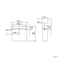 Reservoir Go By Van Marcke Carat II Opbouw Kunststof (ABS) -Badkamer Thuis reservoir go by van marcke carat ii opbouw kunststof abs 081100 tech