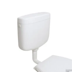 Reservoir Laaghangend Plieger Rhein Single Flush 6L Wit