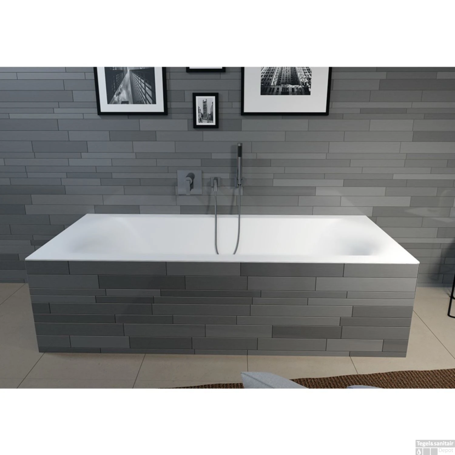 Ligbad Riho Linares 170x75 Acryl White 5 Ligbad Riho Linares 170x75 Acryl White - Afbeelding 3