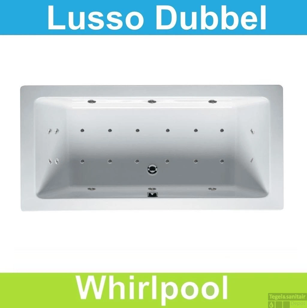 Ligbad Riho Lusso 180 X 80 Cm Whirlpool Dubbel Systeem 3 Ligbad Riho Lusso 180 X 80 Cm Whirlpool Dubbel Systeem