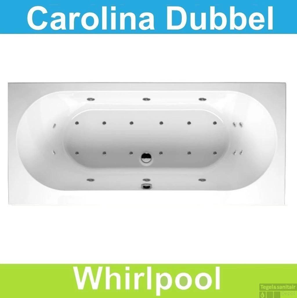 Ligbad Riho Carolina 180 X 80 Cm Whirlpool Dubbel Systeem 3 Ligbad Riho Carolina 180 X 80 Cm Whirlpool Dubbel Systeem