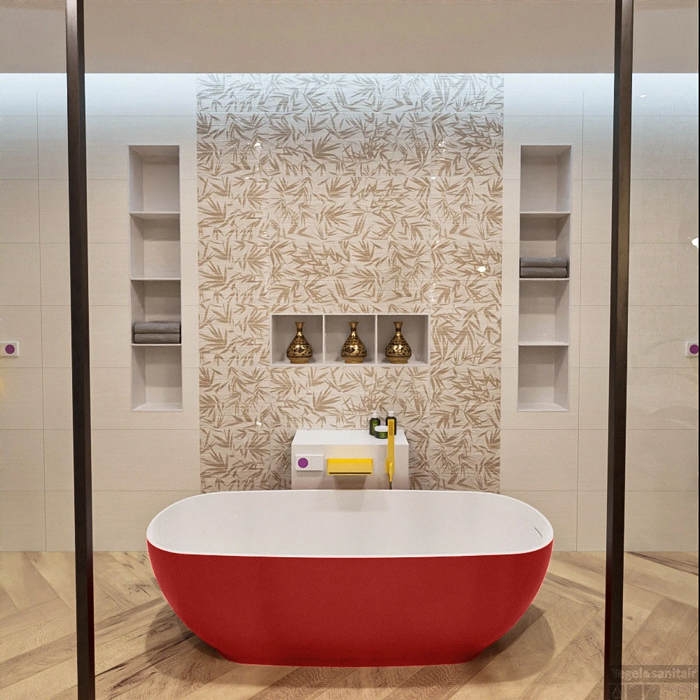 ROCK Vrijstaand Bad 170x70cm Kleur Fire / Talc 5 ROCK Vrijstaand Bad 170x70cm Kleur Fire / Talc - Afbeelding 3