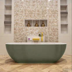 ROCK Vrijstaand Bad 170x70cm Kleur Army / Talc -Badkamer Thuis rock 4 00010