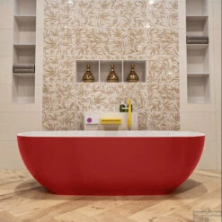 ROCK Vrijstaand Bad 170x70cm Kleur Fire / Talc 17 ROCK Vrijstaand Bad 170x70cm Kleur Fire / Talc -Badkamer Thuis rock 4 00012