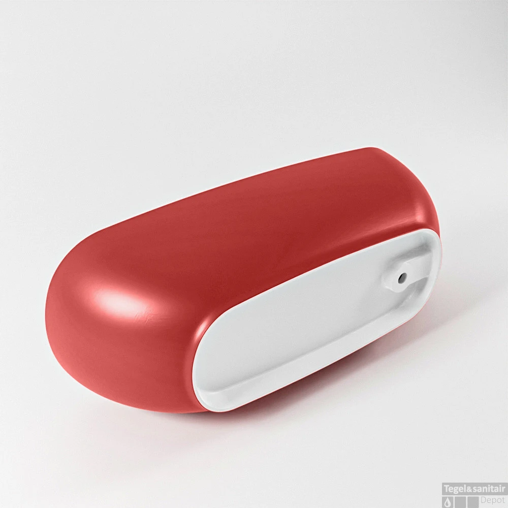 ROCK Vrijstaand Bad 170x70cm Kleur Fire / Talc 10 ROCK Vrijstaand Bad 170x70cm Kleur Fire / Talc - Afbeelding 8