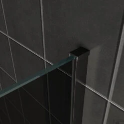 BWS Inloopdouche Pro Line Rookglas 120x200 8mm Nano Coating Mat Zwart Profiel En Stang 9 BWS Inloopdouche Pro Line Rookglas 120x200 8mm Nano Coating Mat Zwart Profiel En Stang -Badkamer Thuis rookglas zwart muuprofiel 4