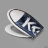 Toiletzitting Cedo Sneaker Softclose Wit Blauw -Badkamer Thuis sanimar toiletzitting carolina beach duroplast 2000g softclose en take off systeem sneaker design shop