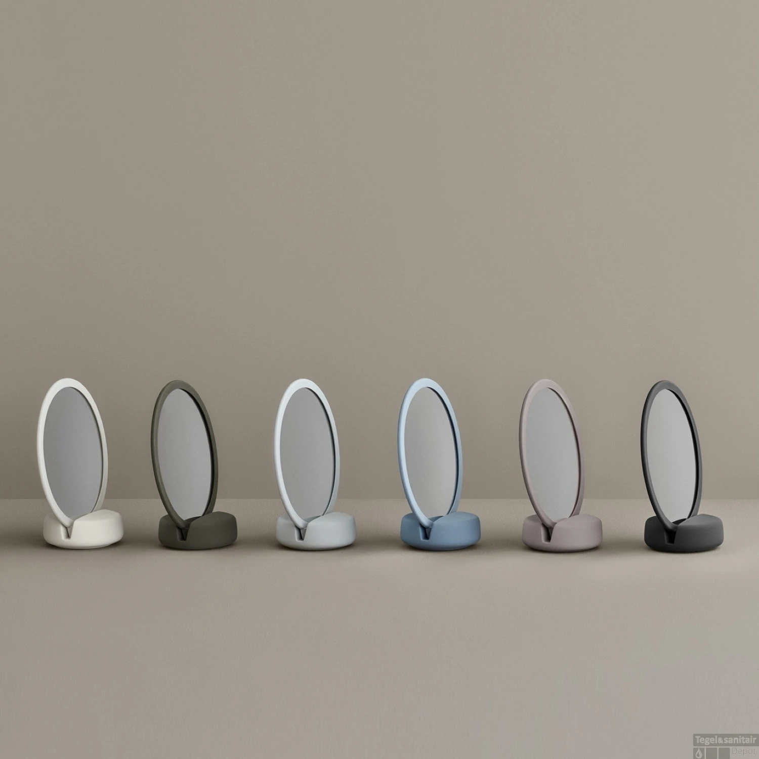 Scheerspiegel Blomus Sono Ø 17 Cm Make-Up Spiegel Vijf Keer Vergrotend Micro Chip - Afbeelding 3