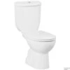 Toiletpot Staand Boss & Wessing Sedef Met Bidet Achter Aansluiting Wit (PK)
