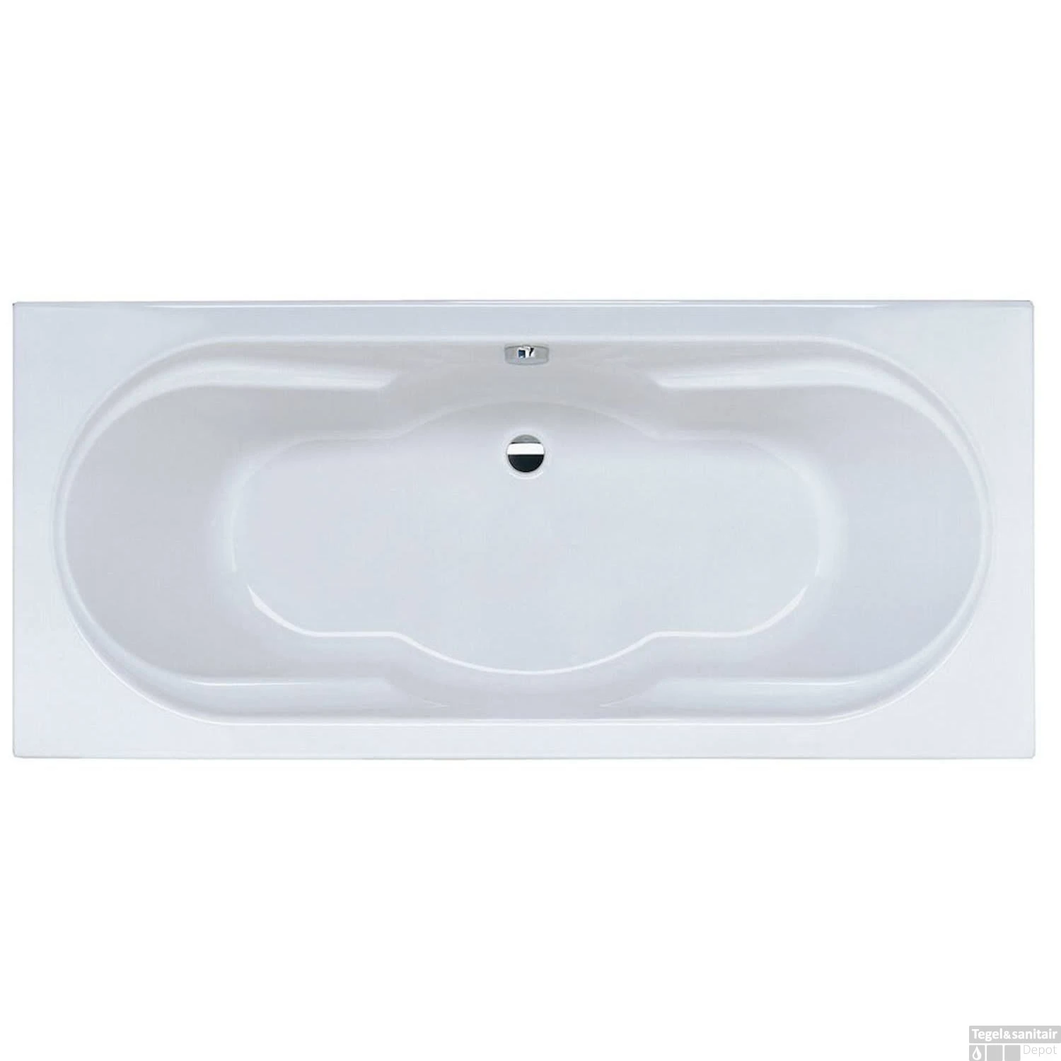 Sealskin Ligbad Duet 180x80 Cm Wit 3 Sealskin Ligbad Duet 180x80 Cm Wit