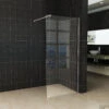 BWS Inloopdouche Pro Line Helder Glas 60x200 8mm Nano Coating RVS Profiel En Stang -Badkamer Thuis setbws3451.20rvs shop
