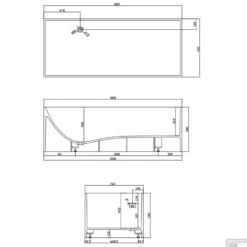 Ligbad Vrijstaand Ideavit Solidstar 180x76x58 Cm Solid Surface Mat Wit 7 Ligbad Vrijstaand Ideavit Solidstar 180x76x58 Cm Solid Surface Mat Wit -Badkamer Thuis smd278612 tech