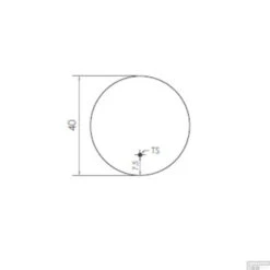 BWS Badkamerspiegel | Spark | Rond | Met LED Verlichting (Alle Maten) -Badkamer Thuis spiegel gliss design oko rond led verlichting 40 tech 1 2