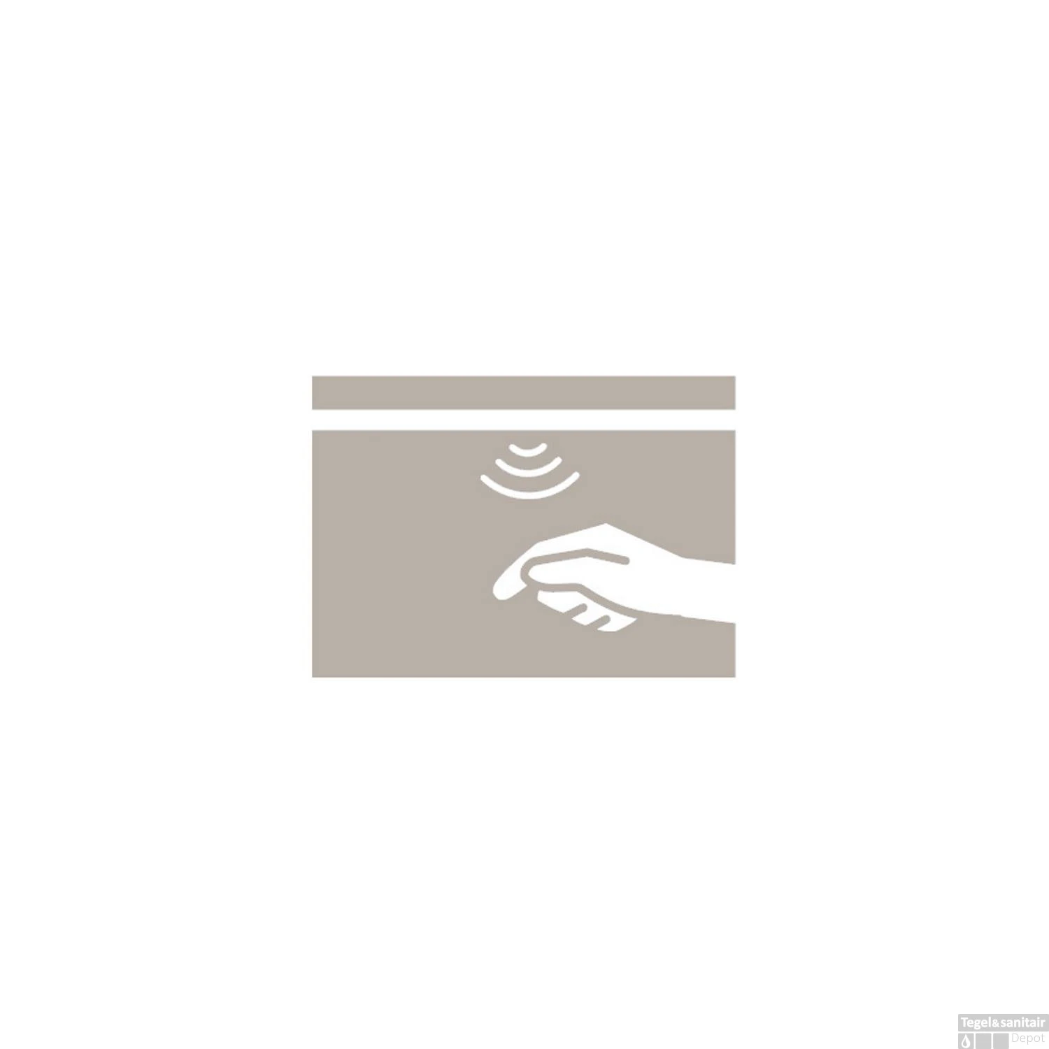 Spiegel Rond Sanicare Q 75 Cm Ambi Cold White LED PP Geslepen (Met Sensor) - Afbeelding 3